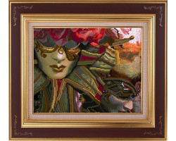 Набор 'Колор Кит' картина со стразами алмазная арт.КК.CK009 Венецианские маски 40х50