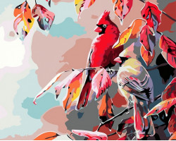 Набор 'Колор Кит' картина со стразами арт.КК.CK128 Зимний красавец 40х50
