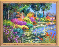 Набор 'Колор Кит' мозаичная картина арт.КК.MO042 Райский сад 40х50