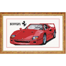 Набор 'Колор Кит' мозаичная картина арт.КК.ZKT003 Ferrari 50х25