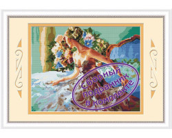 Набор 'Колор Кит' мозаичная картина с подрамником арт.КК.MO025 Цветы для нее 40х50