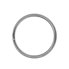Кольцо металлическое арт.TSW 30мм (Тпр-3мм) цв.никель фас.100шт