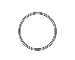 Кольцо металлическое арт.TSW 30мм (Тпр-3мм) цв.никель фас.100шт