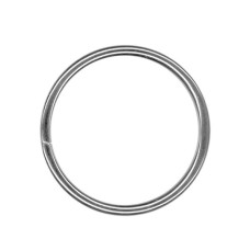 Кольцо металлическое арт.TSW 35мм (Тпр-3мм) цв.никель фас.100шт