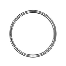 Кольцо металлическое арт.TSW 40мм (Тпр-3мм) цв.никель фас.100шт