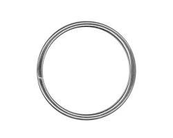 Кольцо металлическое арт.TSW 40мм (Тпр-3мм) цв.никель фас.100шт
