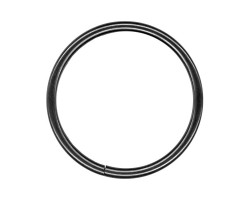 Кольцо металлическое арт.TSW 50мм (Тпр-3мм) цв.черный никель фас.100шт