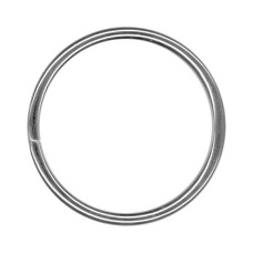 Кольцо металлическое арт.TSW 50мм (Тпр-3мм) цв.никель фас.100шт