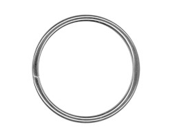 Кольцо металлическое арт.TSW 50мм (Тпр-3мм) цв.никель фас.100шт
