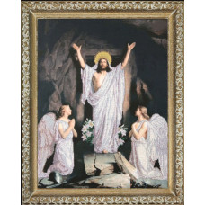 Набор для вышивания бисером 'КРАСА И ТВОРЧЕСТВО' арт.10211 'Воскресение Господне' 59х44,5 см