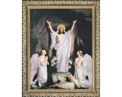 Набор для вышивания бисером 'КРАСА И ТВОРЧЕСТВО' арт.10211 'Воскресение Господне' 59х44,5 см