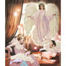 Набор для вышивания бисером 'КРАСА И ТВОРЧЕСТВО' арт.81211 'Ангель сна 2' 37,3x46,5 см
