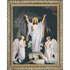 Рисунок на ткани бисером 'КРАСА И ТВОРЧЕСТВО' арт.10211 'Воскресение Господне' 44,5х59 см