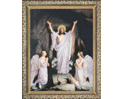 Рисунок на ткани бисером 'КРАСА И ТВОРЧЕСТВО' арт.10211 'Воскресение Господне' 59х44,5 см