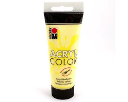 Краска акриловая Marabu-AcrylColorарт.120150019 цв.019 желтый, 100 мл