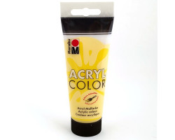 Краска акриловая Marabu-AcrylColorарт.120150021 цв.021 ср желтый, 100 мл