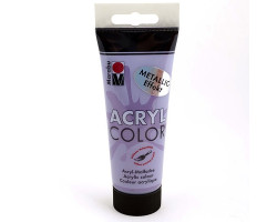 Краска акриловая Marabu-AcrylColorарт.120150750 цв.750 фиолет металлик, 100 мл