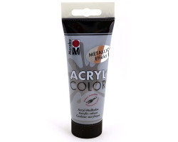 Краска акриловая Marabu-AcrylColorарт.120150772 цв.772 антрацит металлик, 100 м