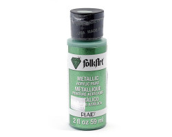 PLD-00491 Акрил.краска FolkArt, металлик т.зеленый, 59 мл