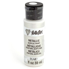 PLD-00659 Акрил.краска FolkArt металлик, белый перламутр, 59 мл