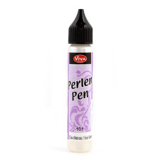 Краска д/создания жемчужин Viva-Perlen Pen арт.116210101, цв. 101 перл. белый, 25 мл