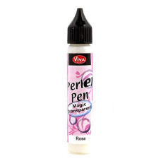 Краска д/создания жемчужин Viva-Perlen Pen Magic арт.116240701, цв. 407 прозр розовый, 25 мл