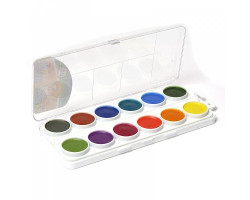 Набор акварели арт.НП.2742190 'Цветик' пластикиковая упаковка с петлей 24 цвета