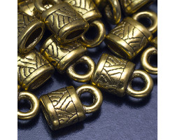 Концевики Для Шнура арт. МБ.УТ19171 цв.ант.золото 10х6,5 мм 10шт.