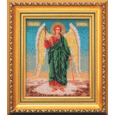 Набор для вышивания бисером КРОШЕ арт. В-160 Н-р 'Ангел Хранитель' 18x22 см