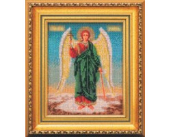Набор для вышивания бисером КРОШЕ арт. В-160 Н-р 'Ангел Хранитель' 18x22 см