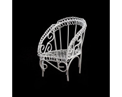 Кресло мини арт. SCB27033 5х5х7см для отдыха белое