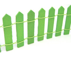 Забор деревянный арт.КЛ.23765 5,5х88 см, цв.зеленый