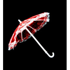 Зонт большой арт.КЛ.22952 26см гипюр цв.красный