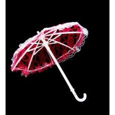 Зонт большой арт.КЛ.22953 26см гипюр цв.малиновый