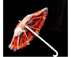 Зонт большой арт.КЛ.22954 26см гипюр цв.оранжевый