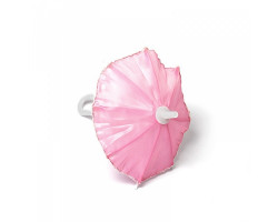 Зонт маленький арт.КЛ.22946 16см пластмассовый св.розовый