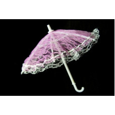 Зонт маленький арт.КЛ.24014 16см гипюр цв.т.розовый