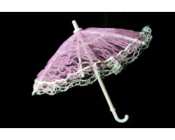 Зонт маленький арт.КЛ.24014 16см гипюр цв.т.розовый