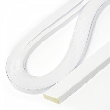 Набор бумаги арт. PK-6 для квиллинга 100 шт однотонная, 6 мм цв.13 белый