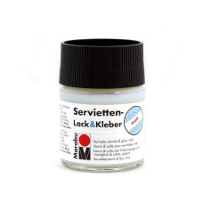 Лак-клей для салфеток Marabu-Servietten Lack&Kleber 843, матовый 50 мл