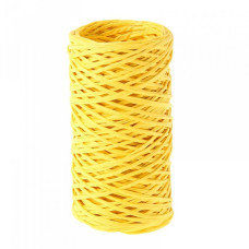 СЛ.911982 Шпагат декоративный жёлтый 0,2 см х 30 м