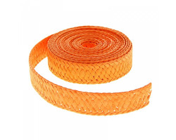 СЛ.912048 Лента декоративная плетёная оранжевая 2 см А