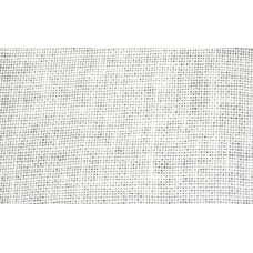 Ткань 'Рогожка-01' КЛ.21960 100%лен цв.белый 50х50см