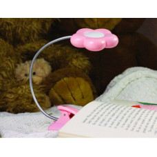 GC.35016 MIGHTY BRIGHT Мини-лампа 'клипса' с 2-мя светодиодами, цв.розовый (в форме цветочка) 32х5х4,5