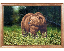 Рисунок на ткани арт.МК- КС032 'Медведь' 39х27 см