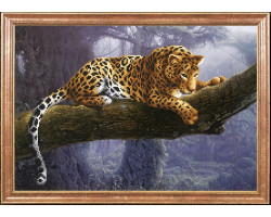 Рисунок на ткани арт.МК- КС044 'Леопард' 39х27 см