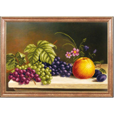Рисунок на ткани арт.МК- КС052 'Яблоко с виноградом' 39х27 см