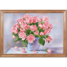 Рисунок на ткани арт.МК- КС074 'Ароматные розы' 39х27 см