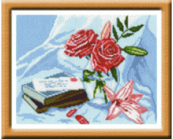 Рисунок на канве арт.МП-24х30-0316 Розы