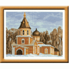 Рисунок на канве арт.МП-24х30-0358 Церковь Казанская